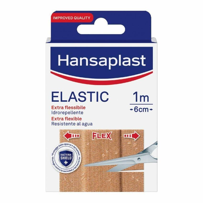 Hansaplast Cerotto Elastico Pretagliato - Confezione da 10 Pezzi