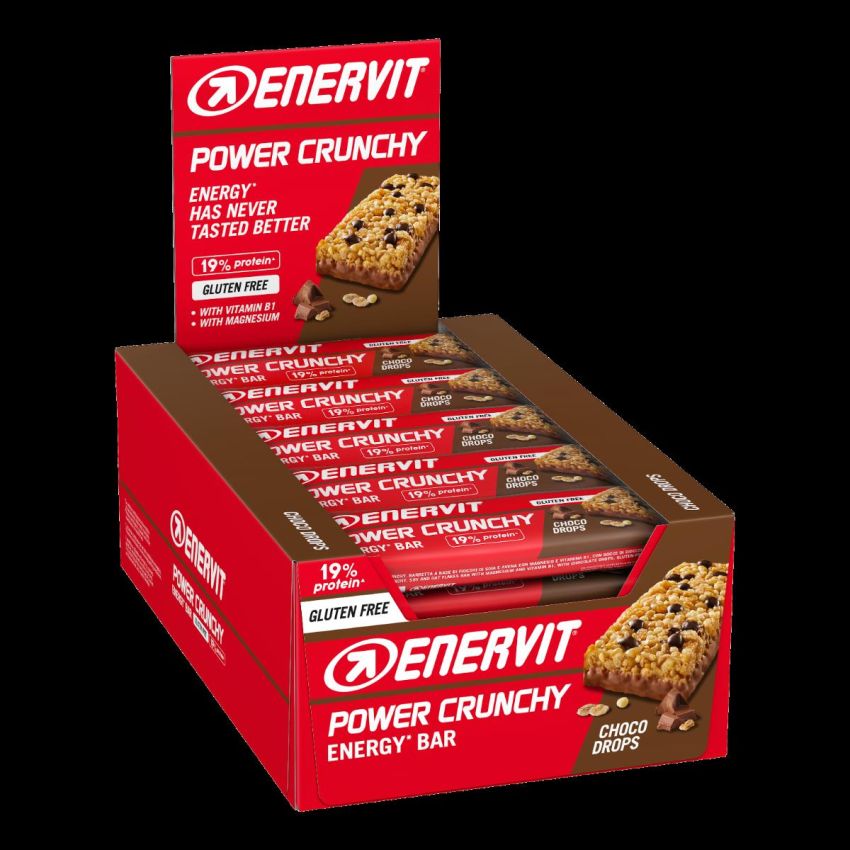 Enervit Power Crunchy 40g - Sostenitore Energetico al Cioccolato