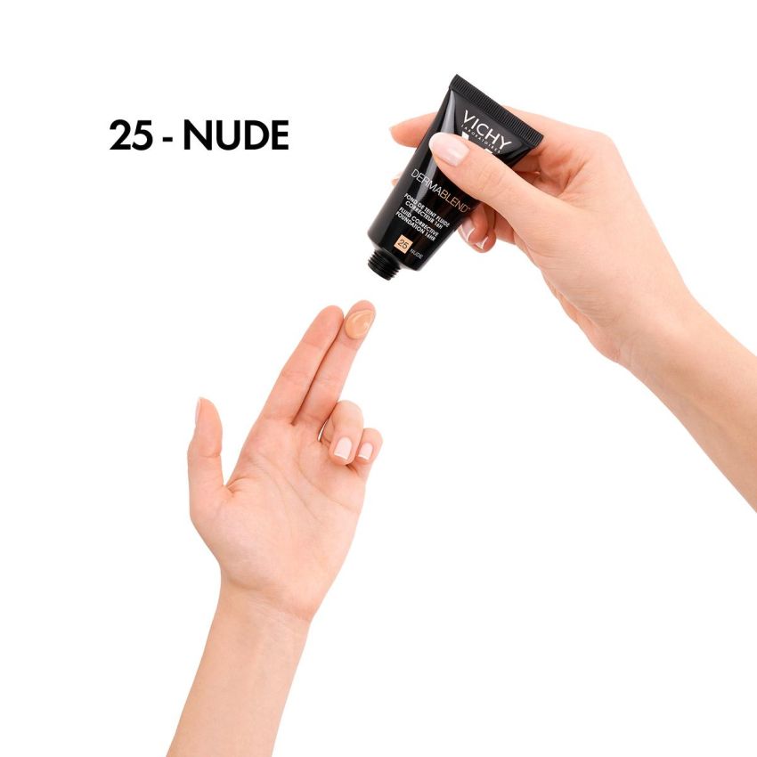 Vichy Dermablend Fondotinta Fluido Ultra-Coprente SPF 35 Tonalit√† 25 30 ml