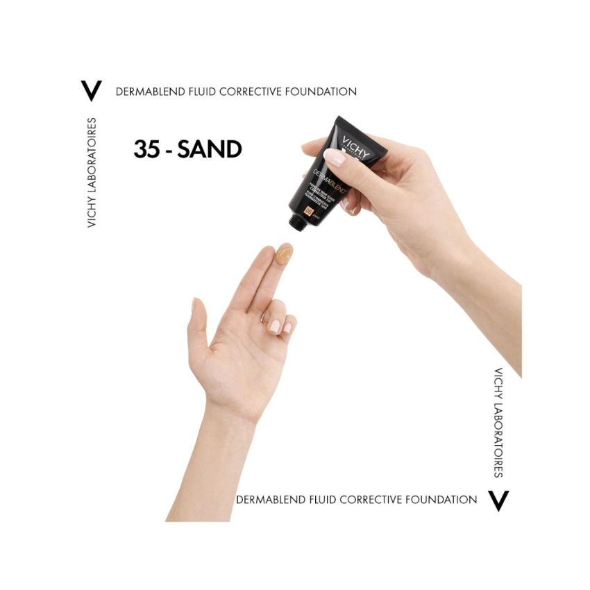 Vichy Dermablend - Fondotinta Fluido Coprente SPF35 - Tonalità 35 - 30ml