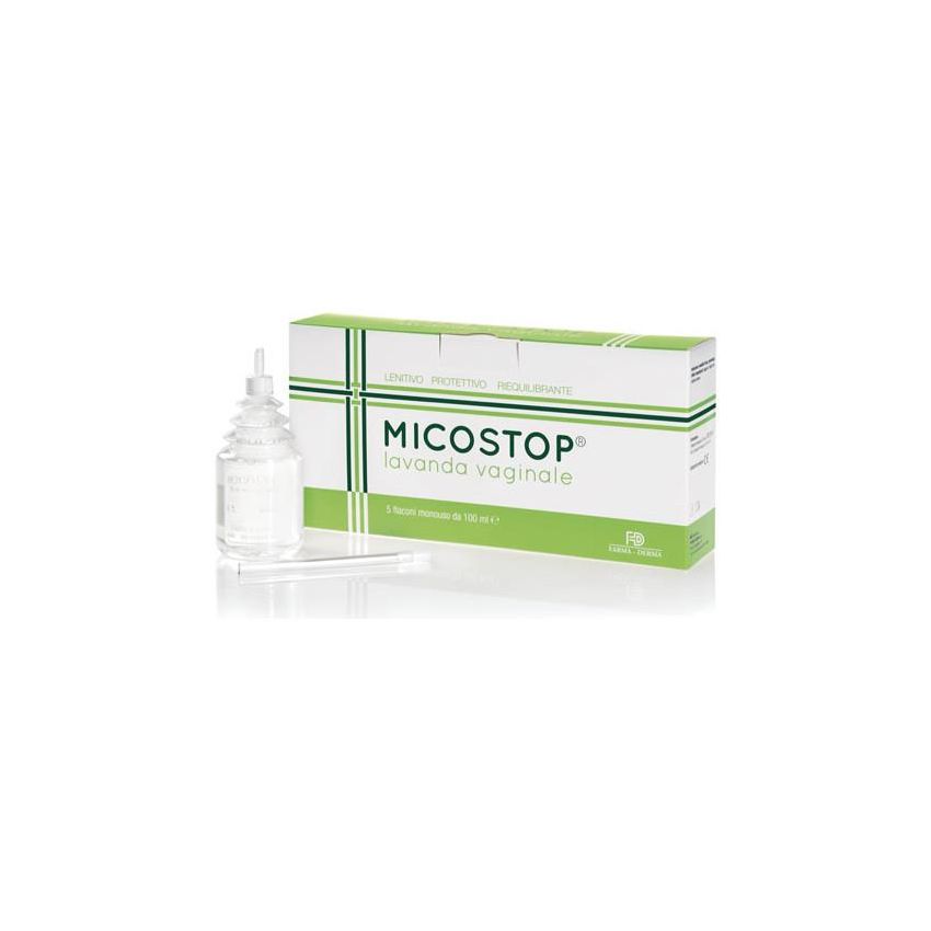 Micostop Soluzione di Lavanda Vaginale 5 Pezzi da 100ml