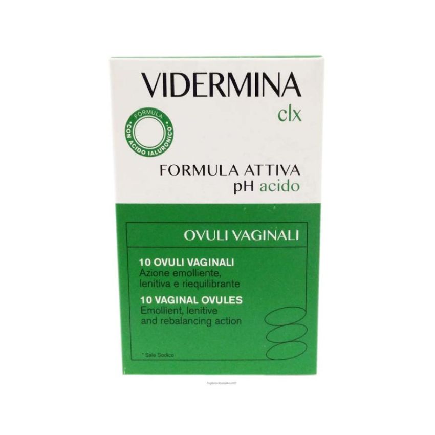 Vidermina CLX Ovuli Vaginali - Confezione da 10 Pezzi