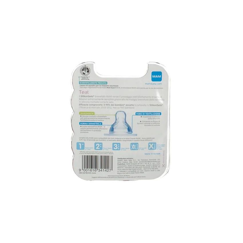 MAM Set di 2 Tettarelle Misura X per Bambini dai 6 Mesi