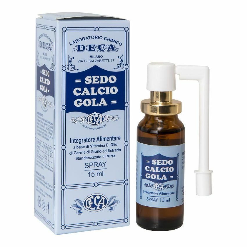 Sedo Spray per la Gola al Calcio - 15ml