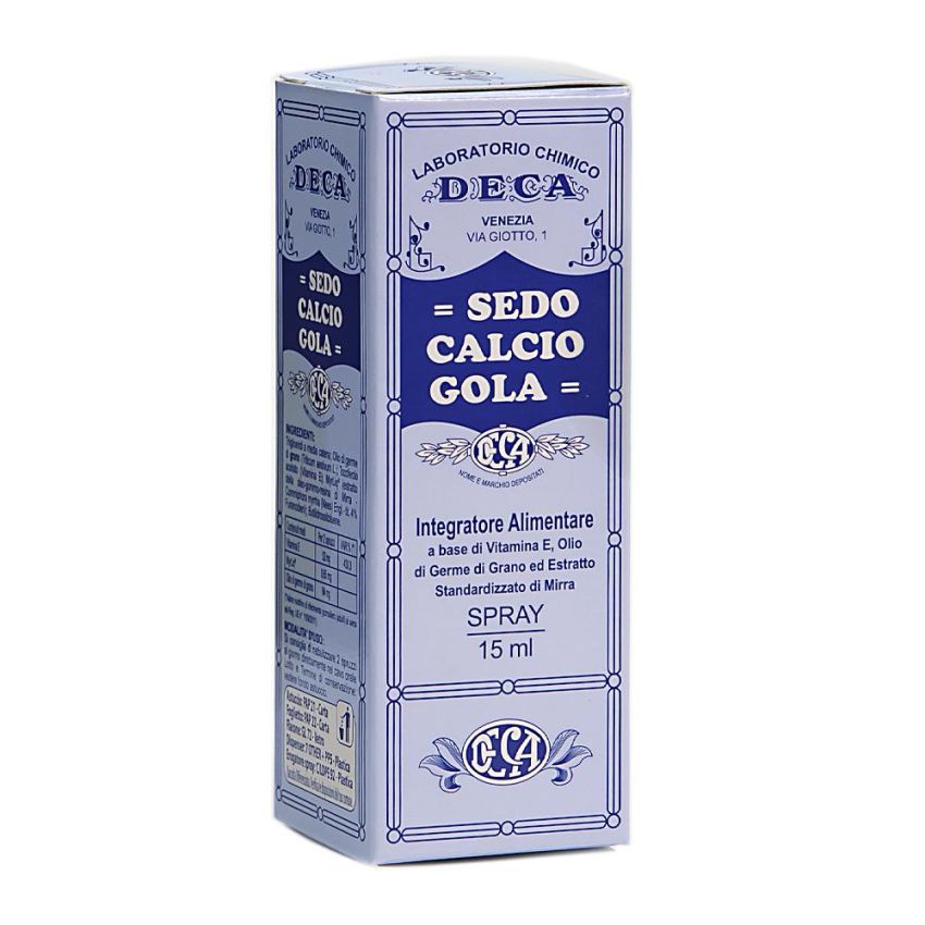 Sedo Spray per la Gola al Calcio - 15ml