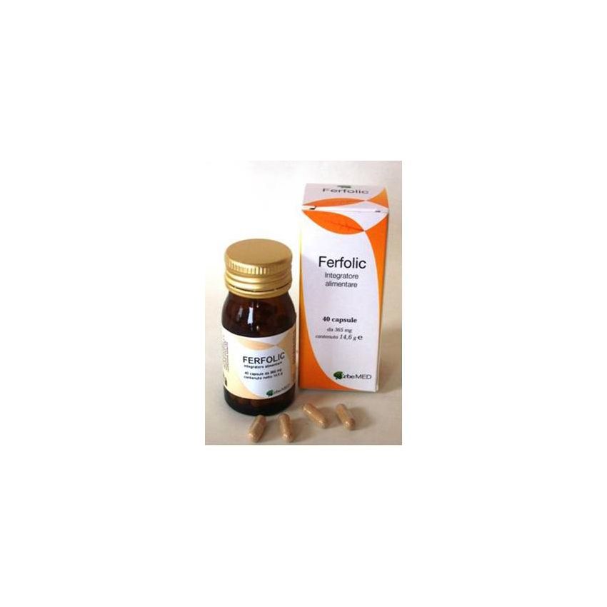 Ferfolic Supplemento di Ferro - 40 Capsule