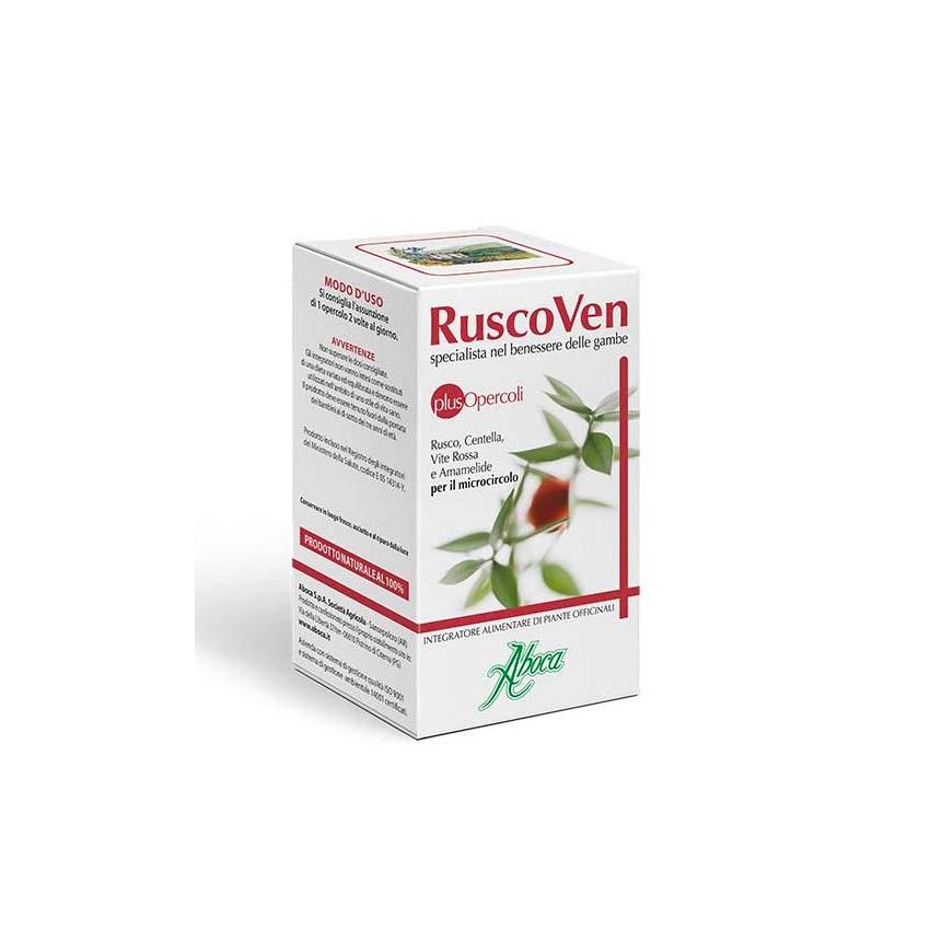 Aboca Ruscoven Plus - Integratore Alimentare con 50 Opercoli