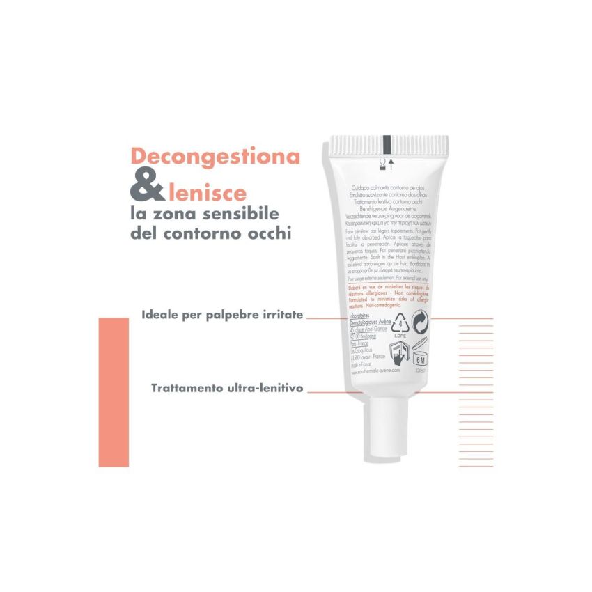 Avene Eau Thermale Trattamento Lenitivo Contorno Occhi 10ml