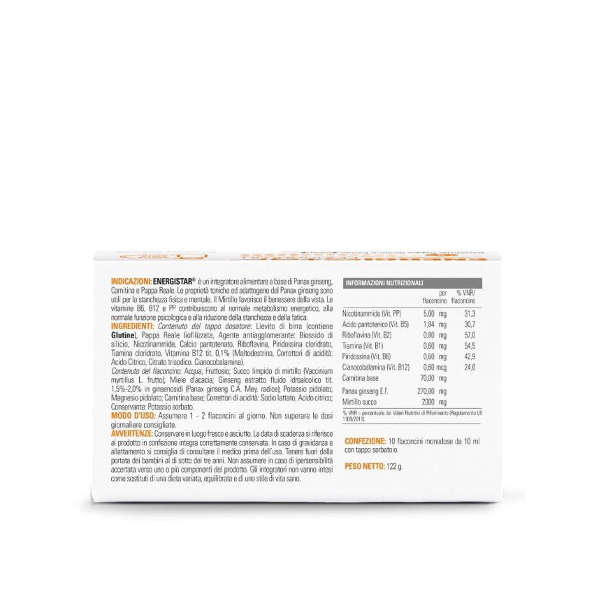 Energistar - 10 Flaconcini Monodose da 10ml