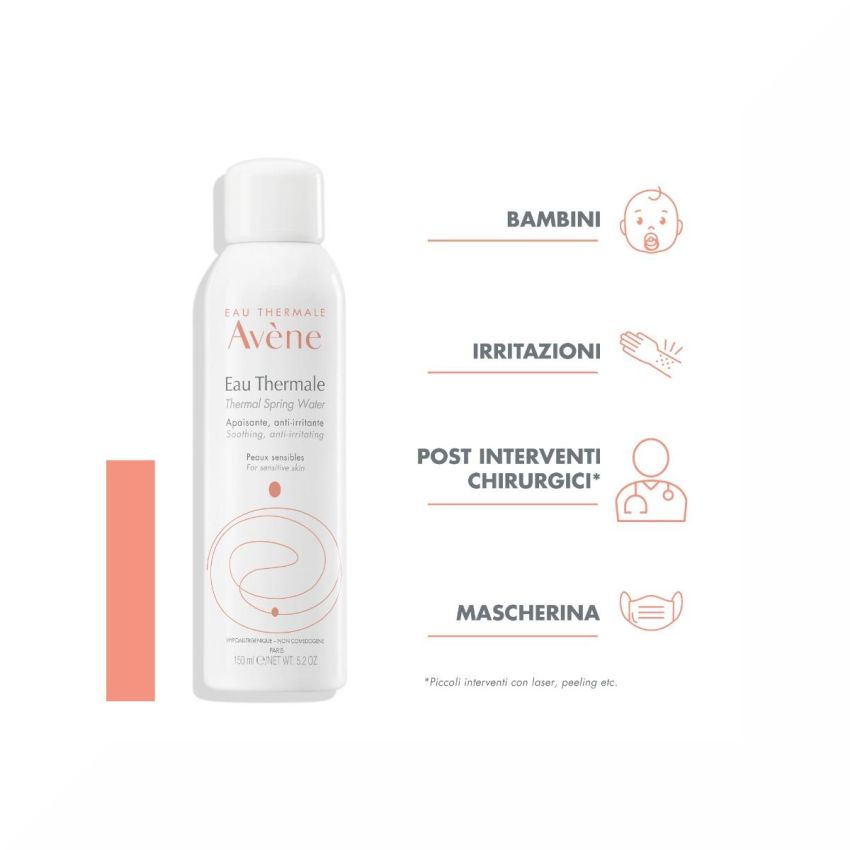 Avène Eau Thermale Spray Acqua Termale per Pelle Sensibile - 300ml