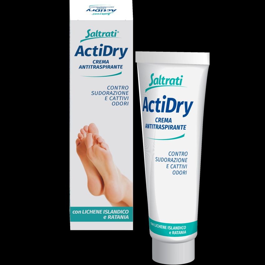 Crema Antitraspirante Saltrati - Controllo Sudorazione, 100ml