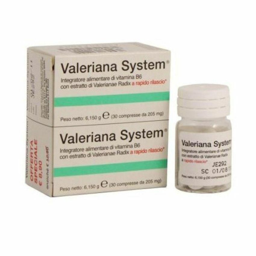 Sistema Valeriana: 60 Compresse per il Relax