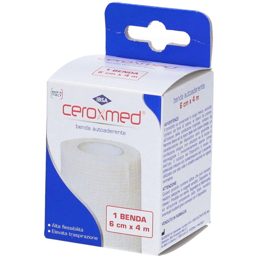 Ceroxmed Benda Elastica 6x400cm - Pacco Singolo