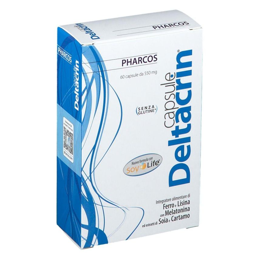 Pharcos Deltacrin - Integratore Alimentare in Capsule, 60 Pezzi