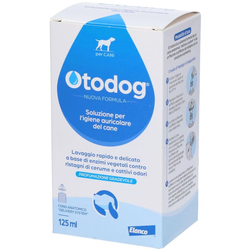 Otodog Soluzione Detergente per le Orecchie del Cane, 125ml