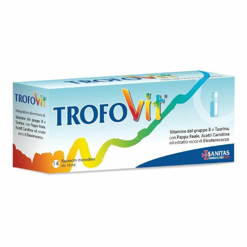 Trofovit Flaconcini - Integratore Alimentare, 14 x 10ml