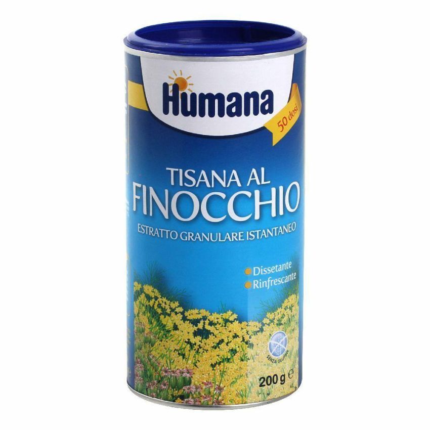 Humana Naturcare Finocchio Tisana - Infusione Naturale 200g