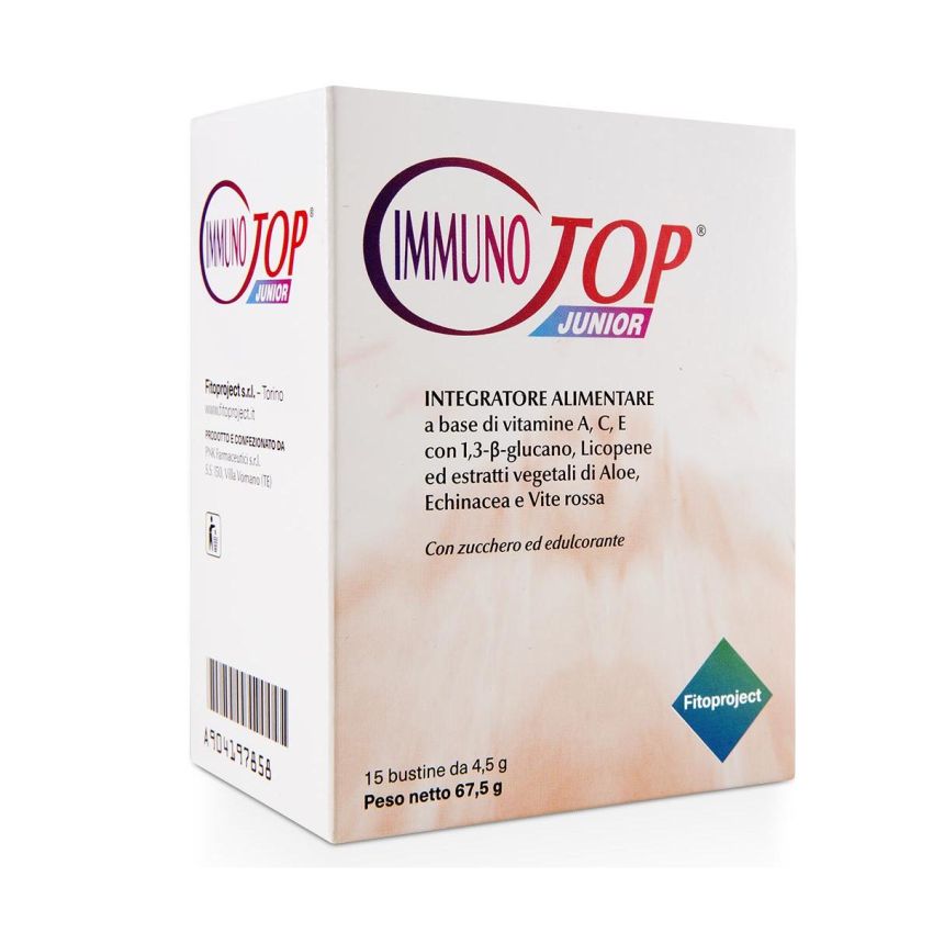 Immunotop Junior - Rinforzo Immunitario per Bambini - 15 Bustine