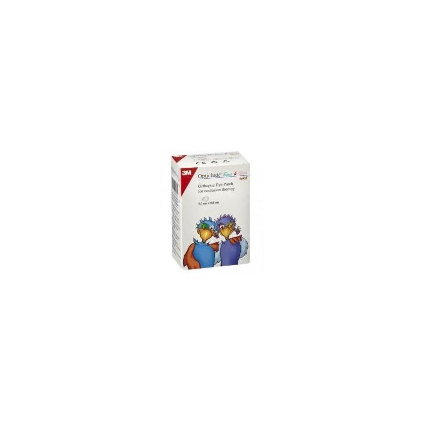 Opticlude Mini Cerotti Colorati per Bambini 5x6cm, Pacco da 30 Pezzi