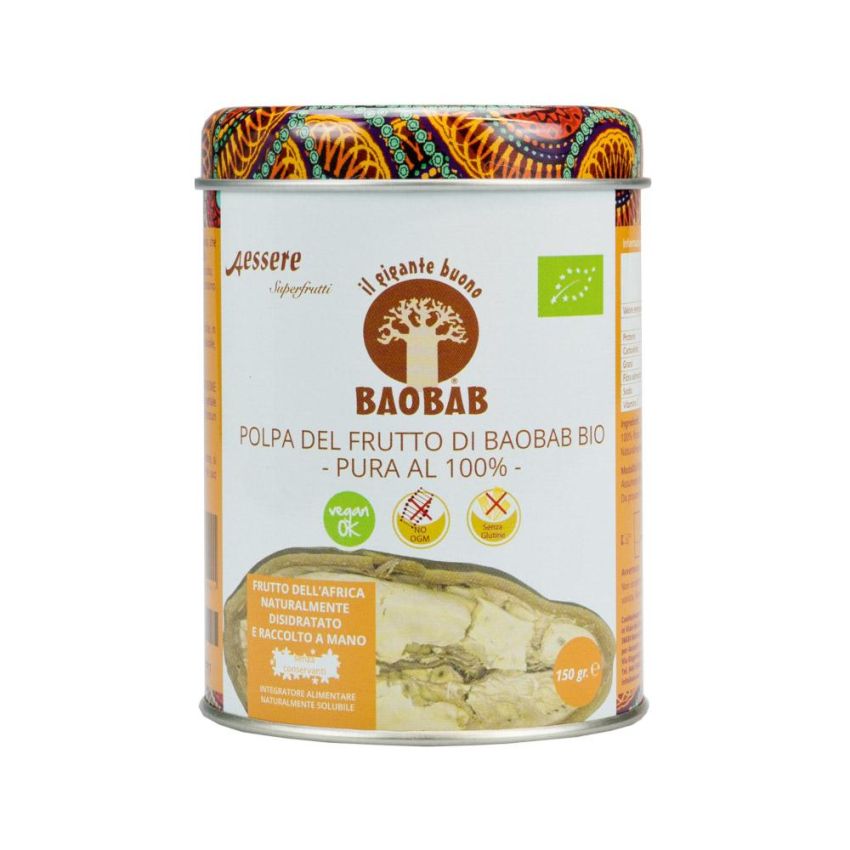 Polpa Biologica di Baobab Aessere 150g