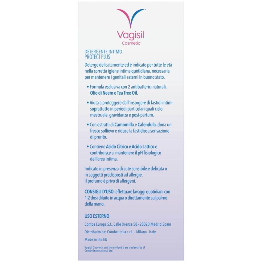 Vagisil Protect Plus Detergente Intimo Antibatterico - 250ml