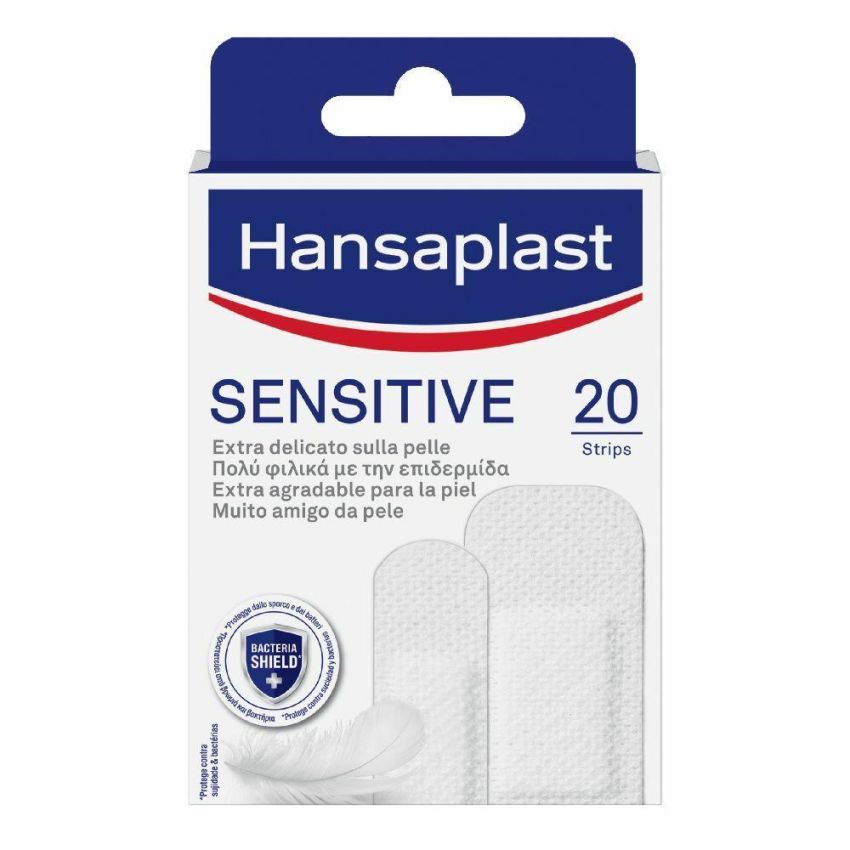 Cerotti Sensitive Hansaplast da 20 Pezzi in 2 Formati Assortiti