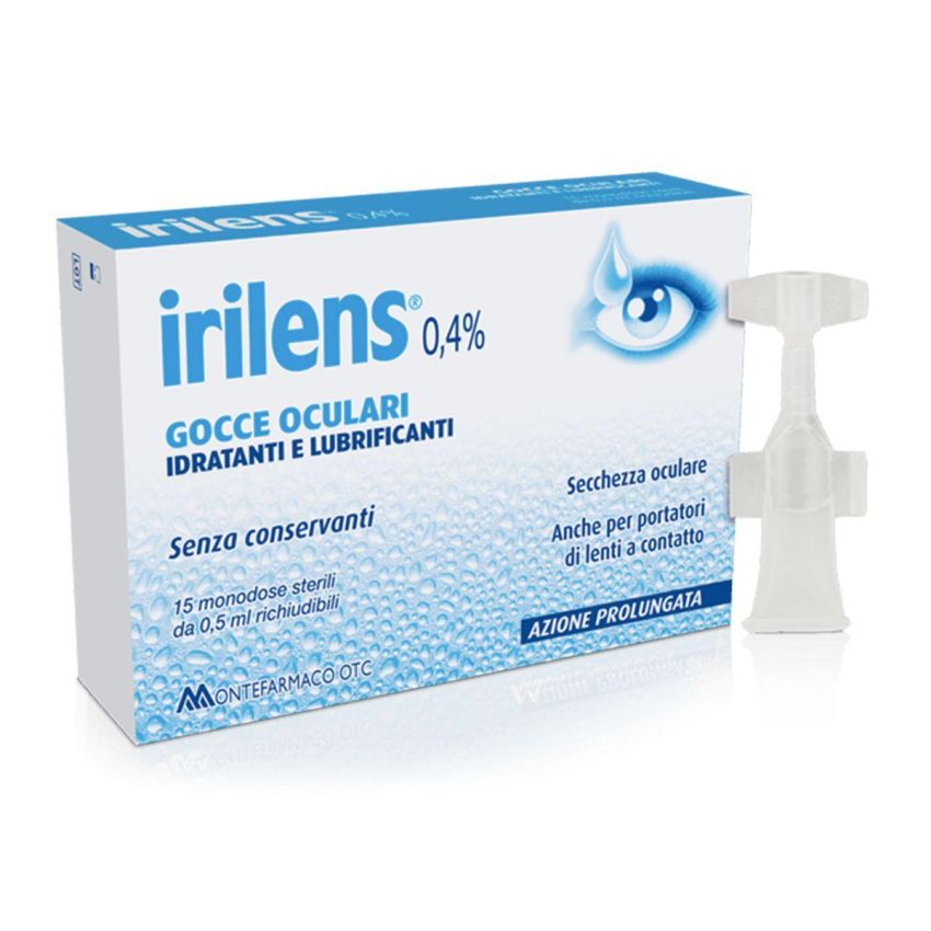 Irilens Monodose: Gocce Oculari Riutilizzabili in 15 Ampolle da 0,5 ml