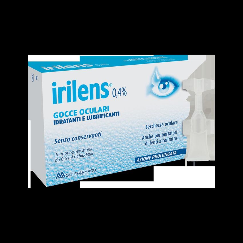 Irilens Monodose: Gocce Oculari Riutilizzabili in 15 Ampolle da 0,5 ml