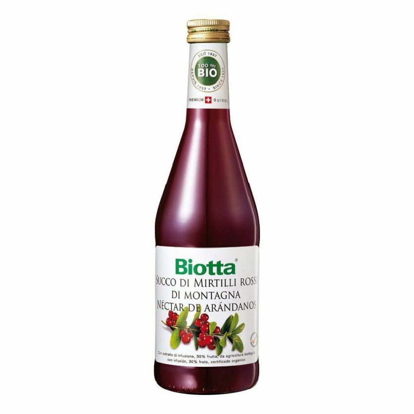 Succo di Mirtillo Rosso Biotta - 500ml