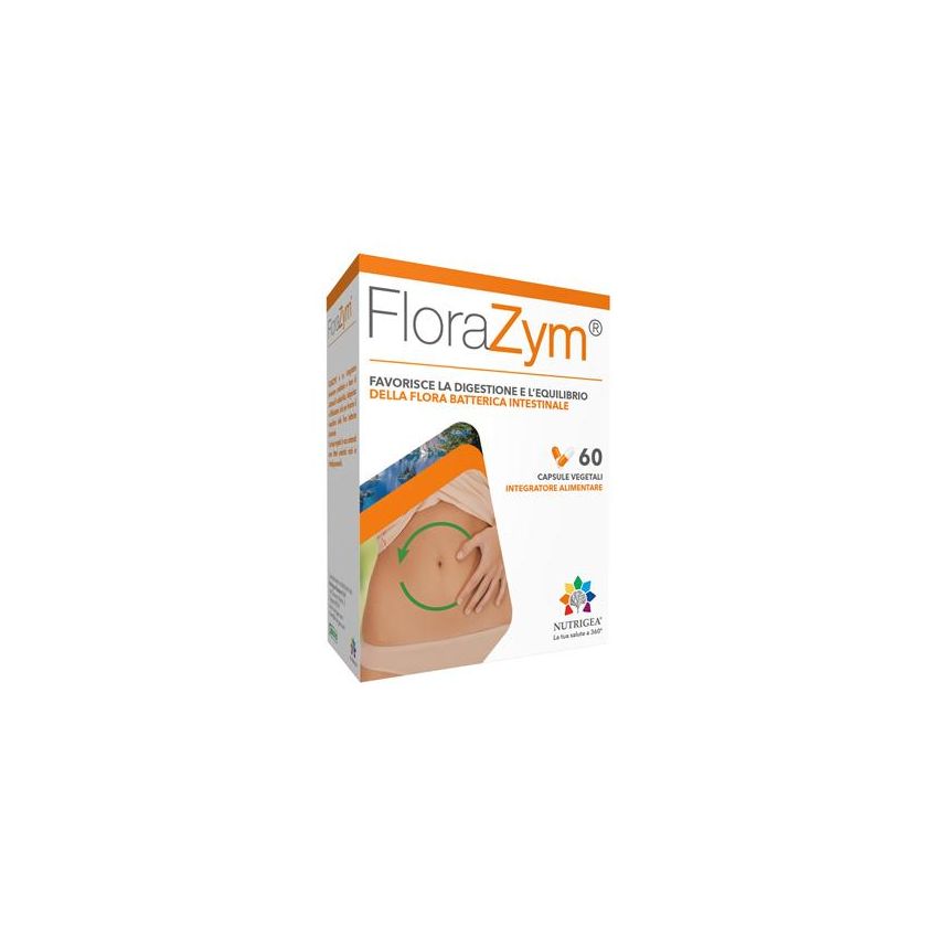 Florazym 60 Capsule Vegetali - Supplemento Digestivo