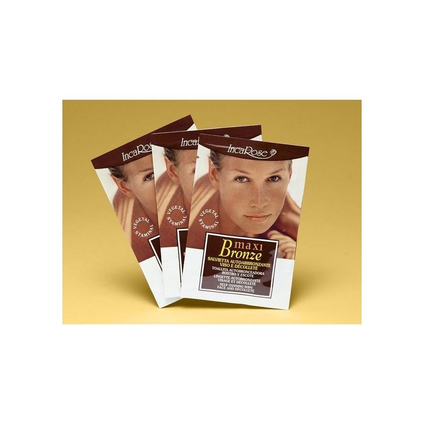 Incarose Maxi Bronze - Pacchetto di 7 Autoabbronzanti in Salviette