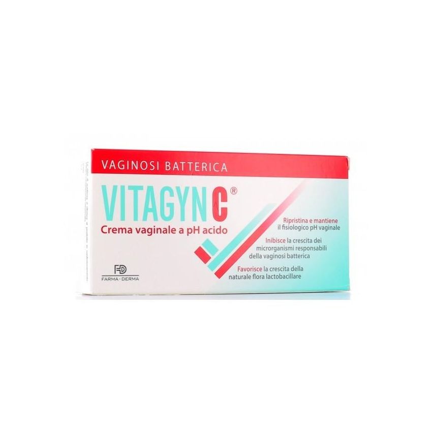 Vitagyn C Crema Vaginale 30g con 6 Applicatori Inclusi