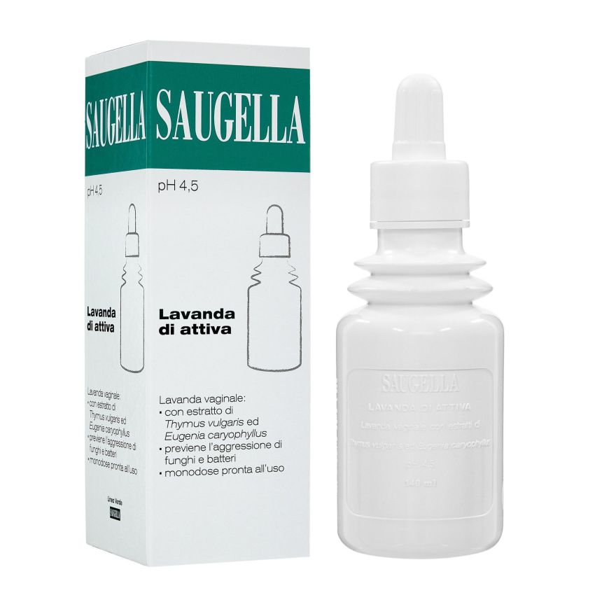 Saugella Attiva Detergente Intimo alla Lavanda 140ml