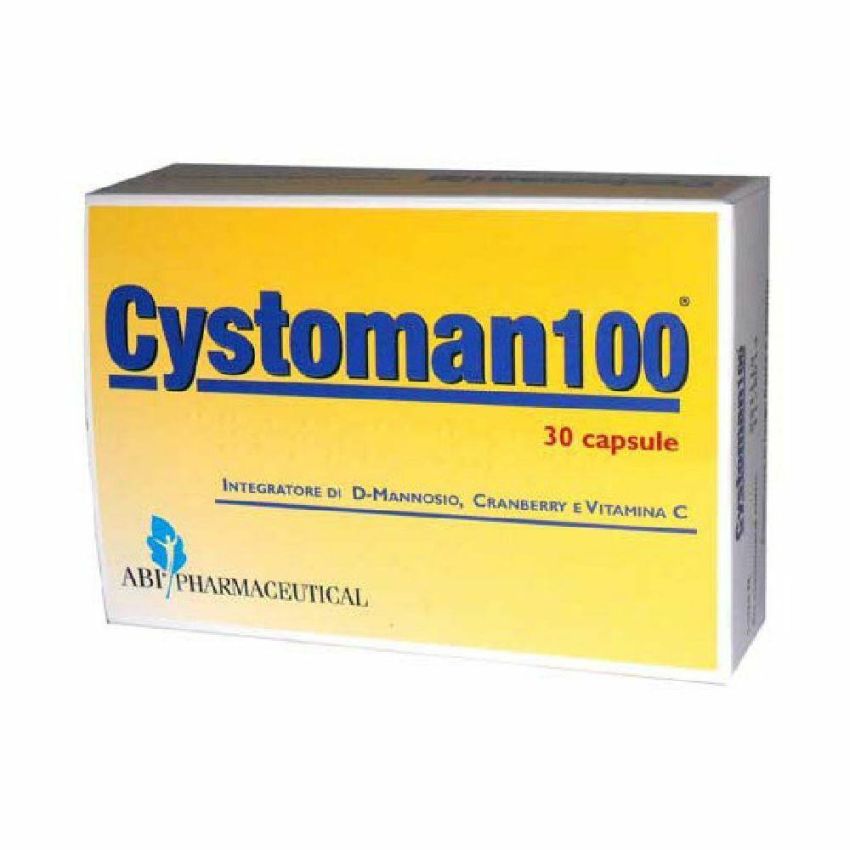 Cystoman 100 - Trattamento per il tratto urinario, 30 Capsule