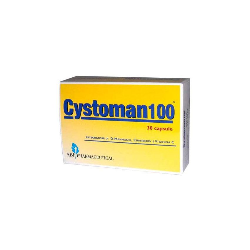 Cystoman 100 - Trattamento per il tratto urinario, 30 Capsule