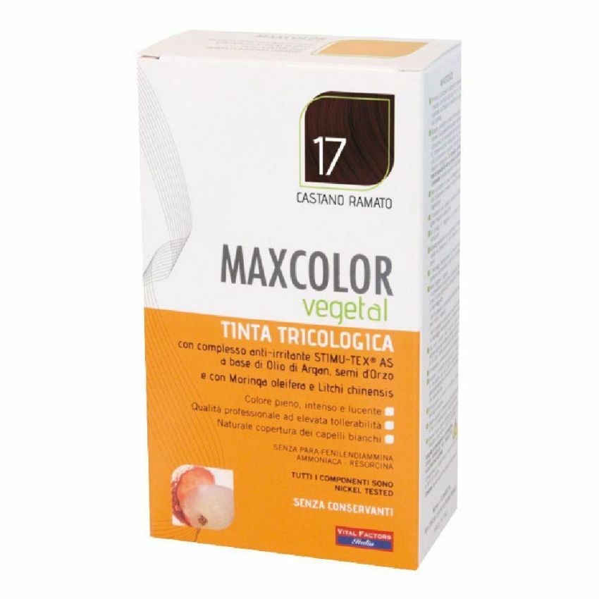 Tinta Vegetale Maxcolor N°17 Castano Ramato 140ml