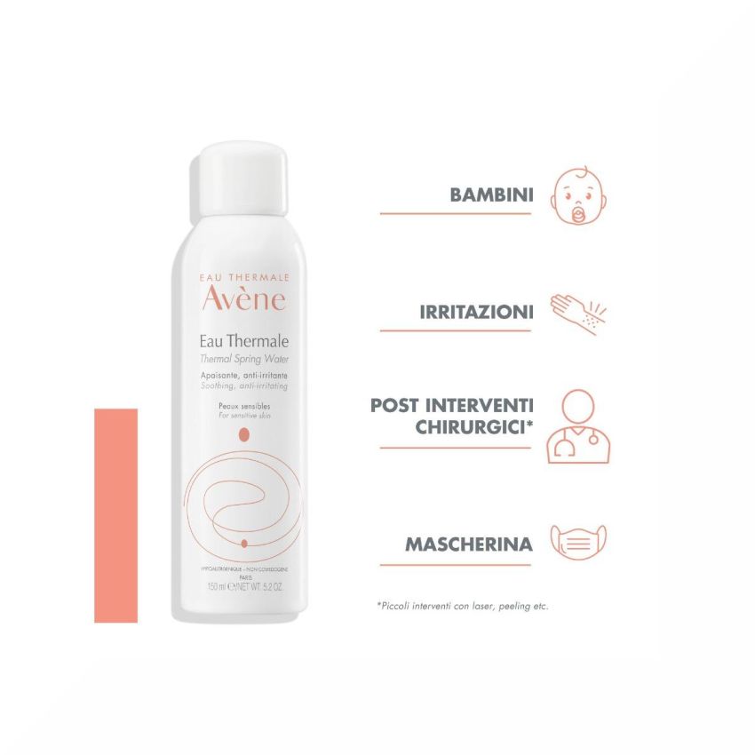 Spray Acqua Termale Avène Eau Thermale 50ml per Pelle Sensibile