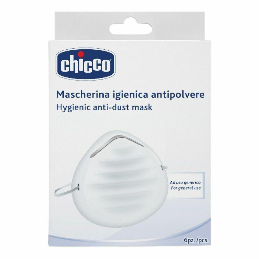 Chicco Mascherine Antipolvere - Confezione da 6 Pezzi