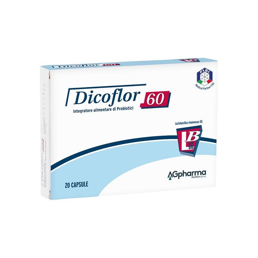 Dicoflor 60 Integratore Probiotico - 20 Capsule