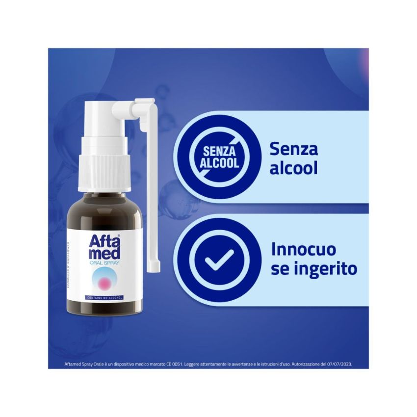 Aftamed Spray Orale 20ml per Ulcere e Afte