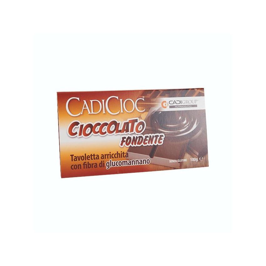 Tavoletta di Cioccolato Fondente con Glucomannano Cadicioc 100g