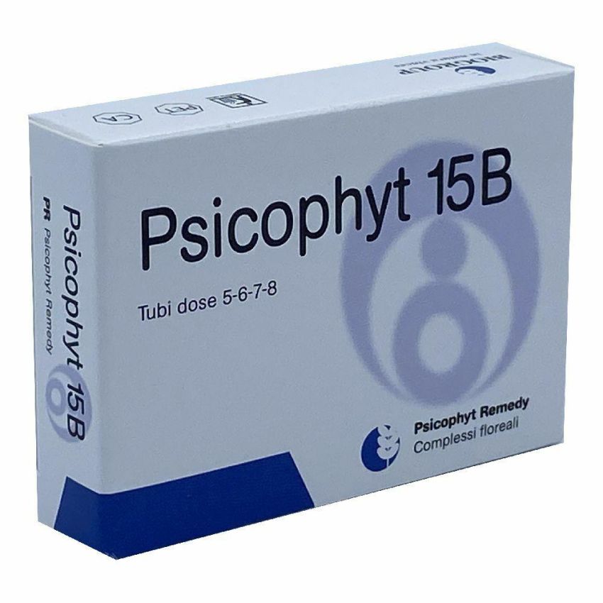 PsicoPhyt Remedy 15B - Confezione 4 Tubi da 1,2g