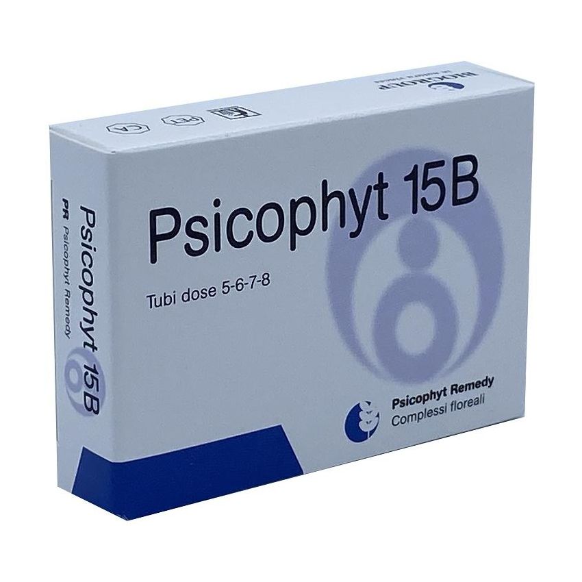 PsicoPhyt Remedy 15B - Confezione 4 Tubi da 1,2g