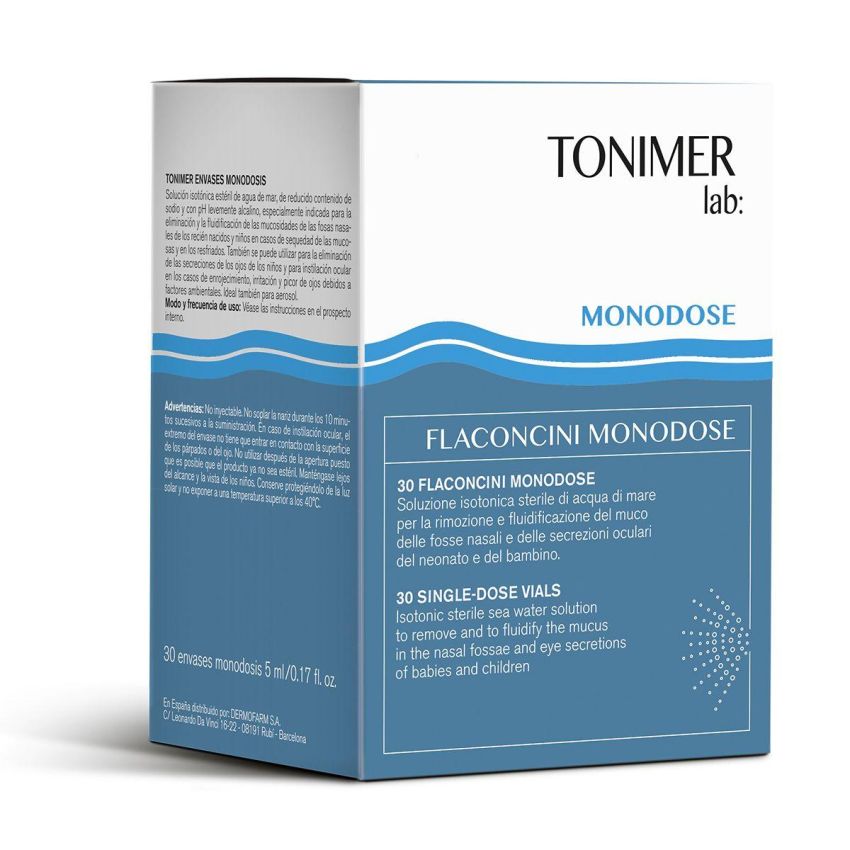 Tonimer Soluzione Salina Monodose 5ml - Confezione da 30 flaconi