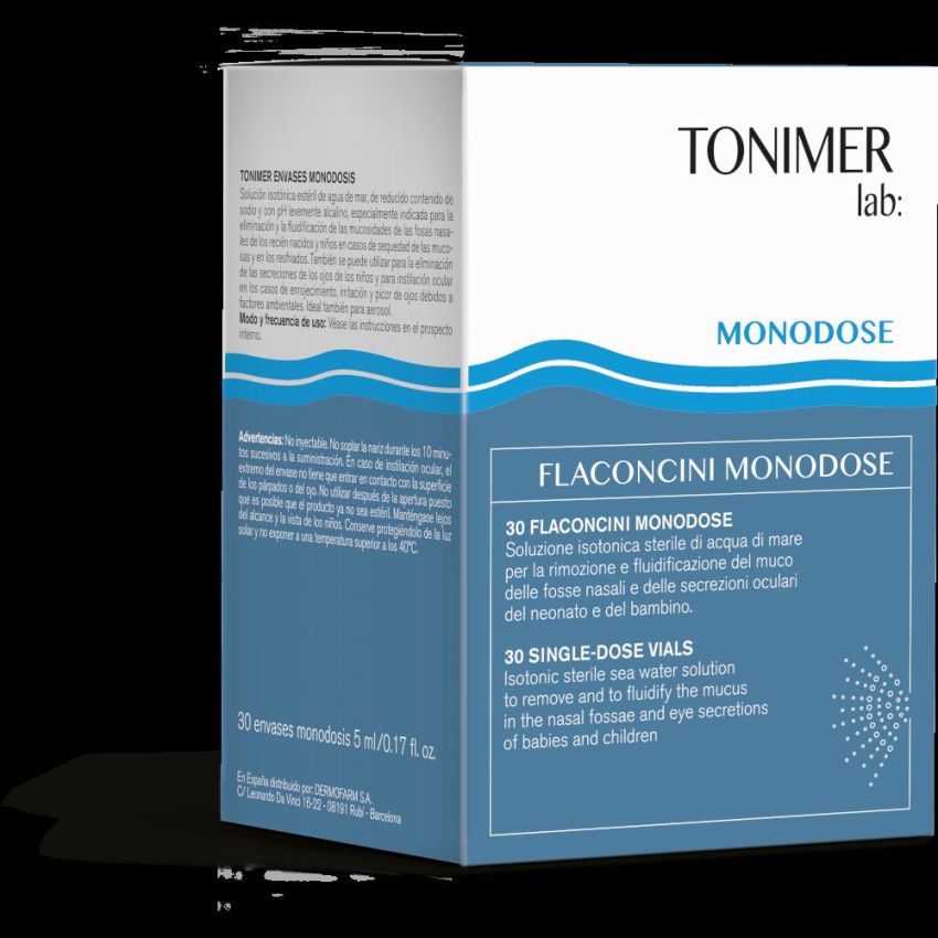 Tonimer Soluzione Salina Monodose 5ml - Confezione da 30 flaconi