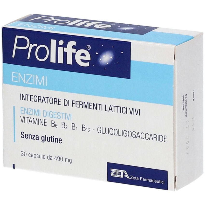 Prolife Enzimi Digestivi, Confezione da 30 Capsule