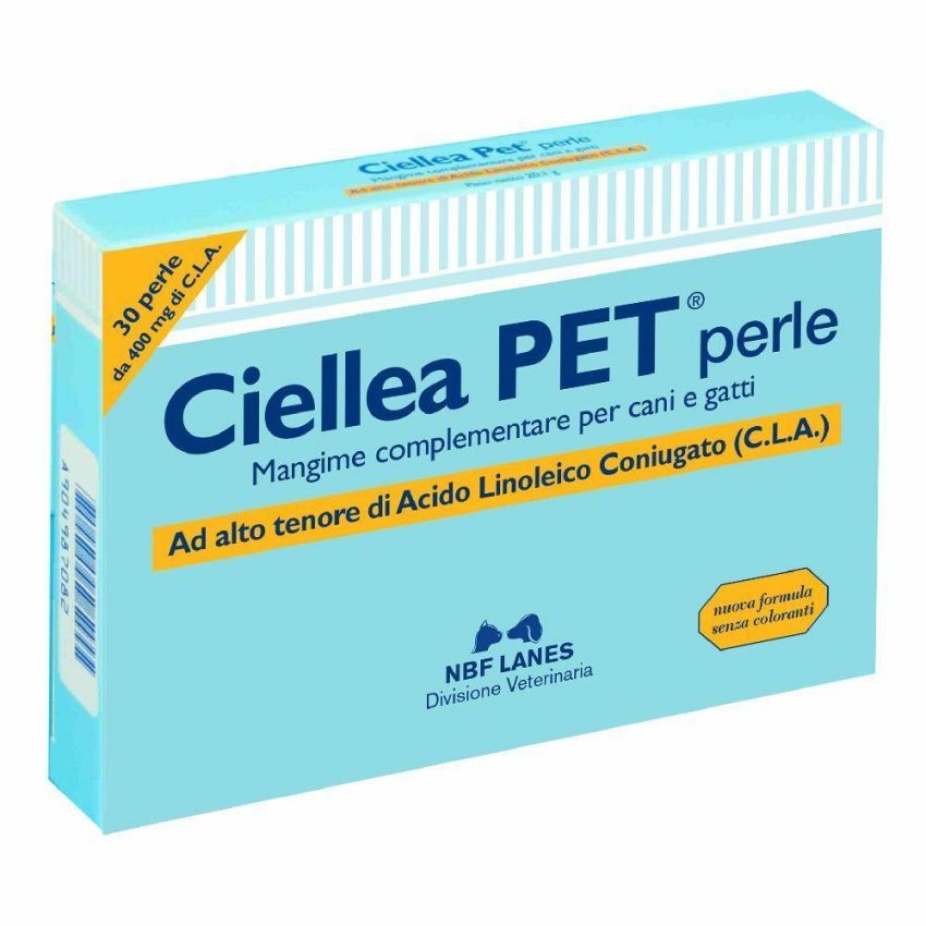Nbf Lanes Ciellea Pet - Mangime Complementare per Cani e Gatti, 30 Perle