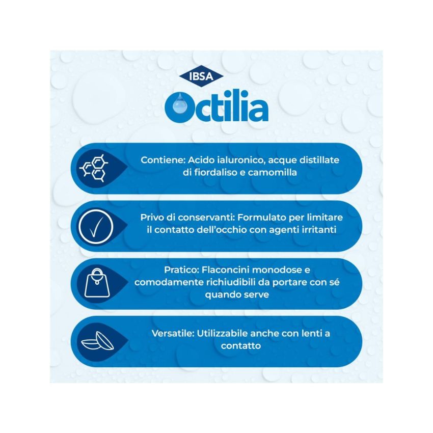 Octilia Natural - Gocce Naturali in 10 Flaconcini Monodose