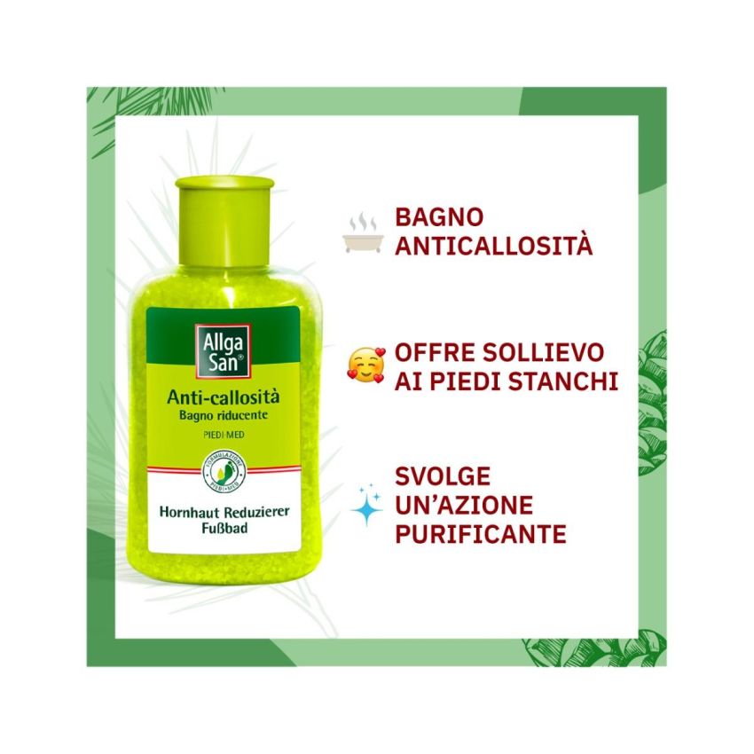 Allgasan Sale Profumato Anti-Callosit per Pediluvio, 350g