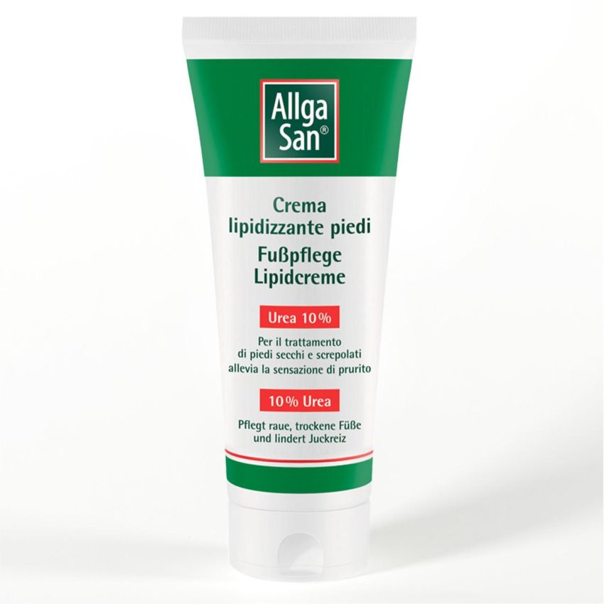 AllgaSan Crema Idratante Intensiva con Urea per Piedi Secchi - 100ml